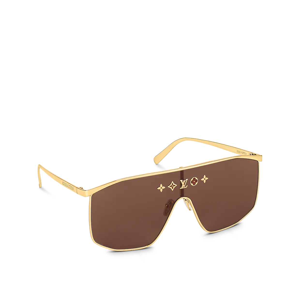 LV GOLDEN MASK SUNGLASSES (Brown lens)