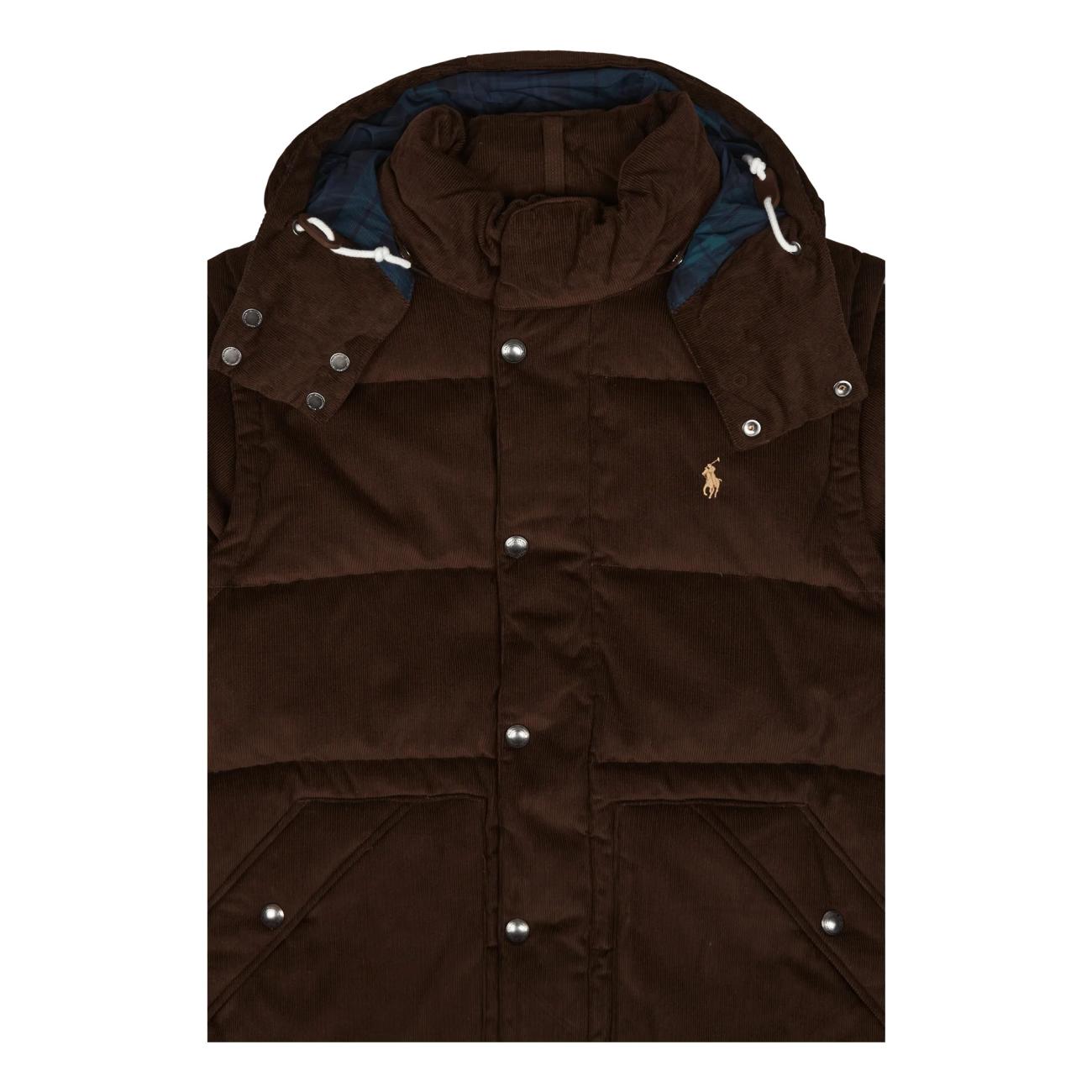 Convertible Corduroy Down Jacket