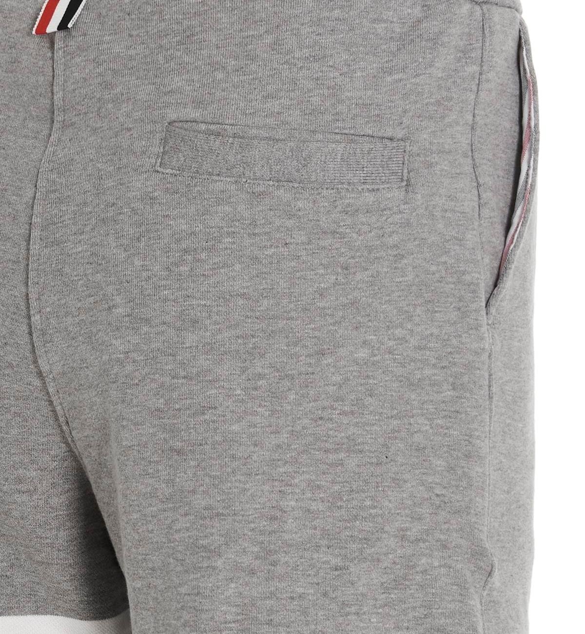 4-bar-detailed cotton joggers