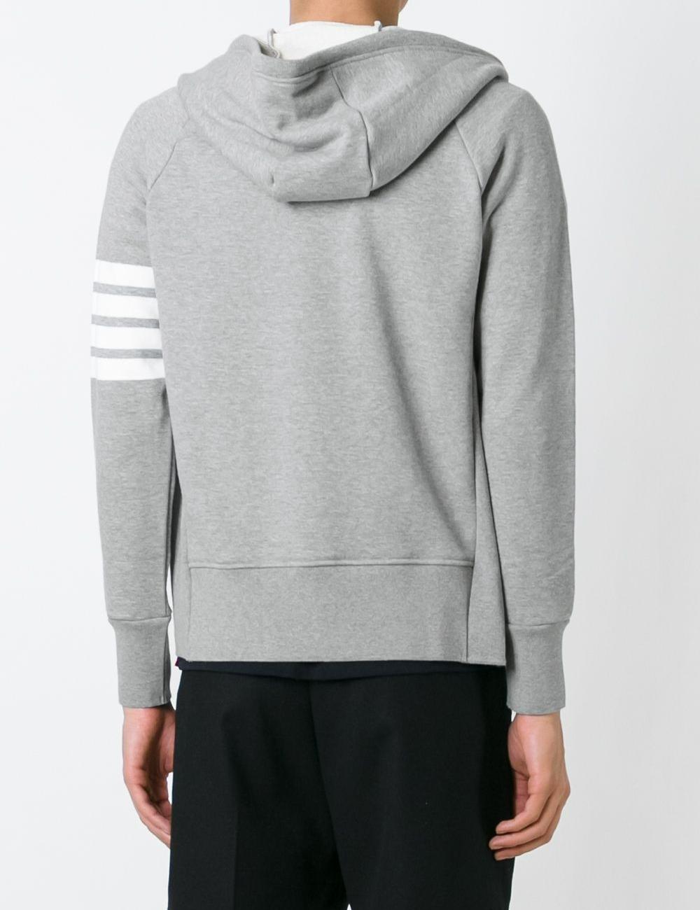 THOM BROWNE CLASSIC ZIP HOODY