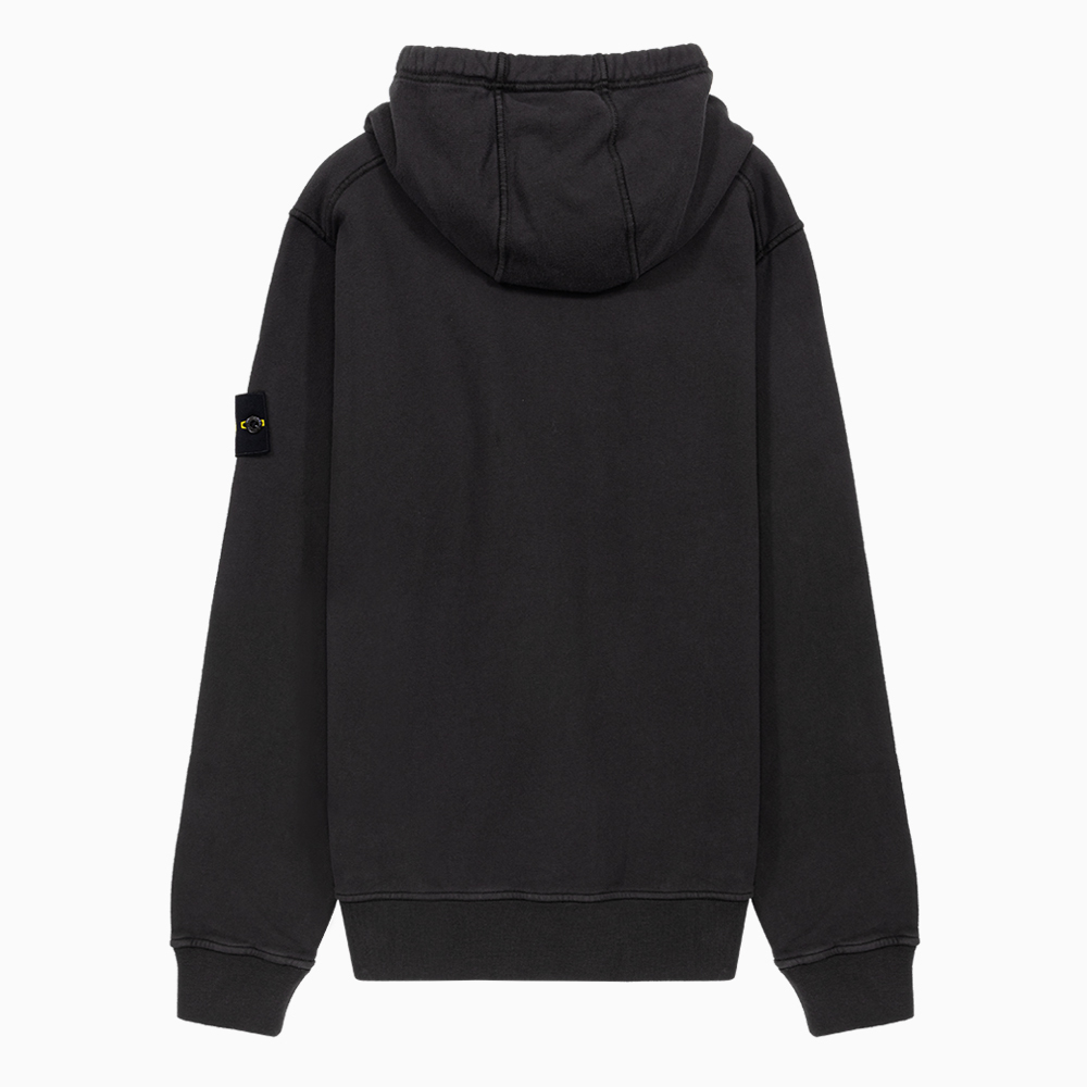 Garment Dying Thermal Lining Kangaroo Pocket Hoodie