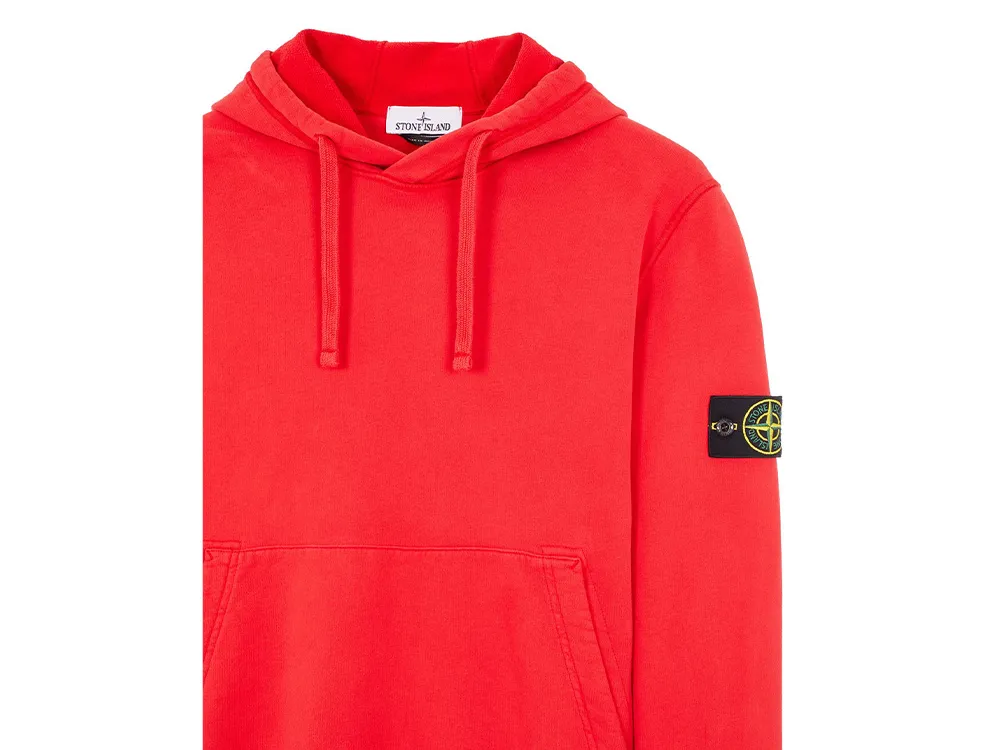 Stone Island Badge Sleeve Hooded Sweatshirt