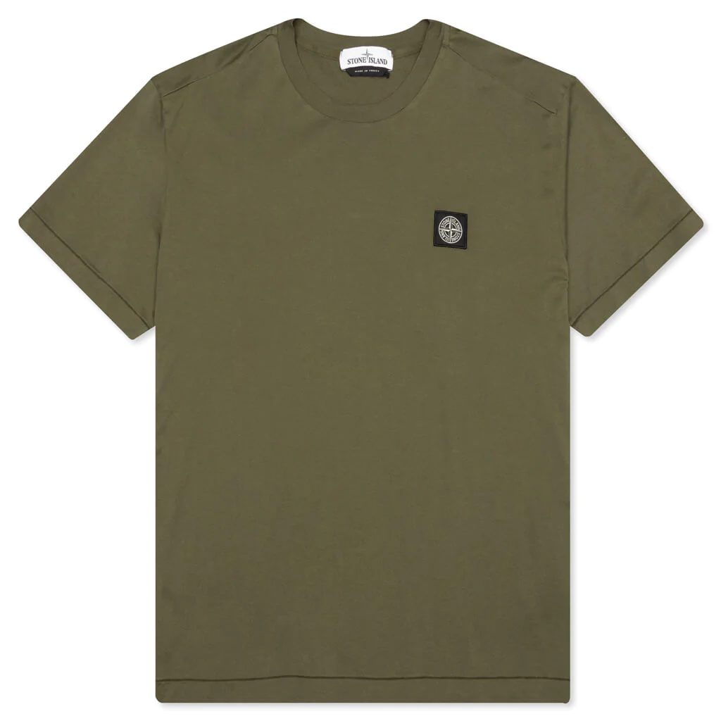 LOGO PATCH SHORT SLEEVE T-SHIRT OLIVE