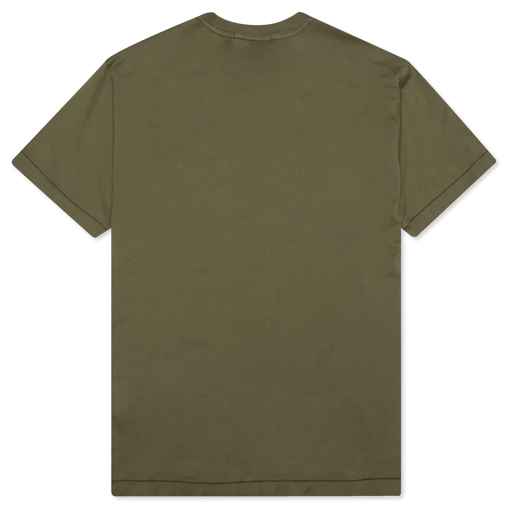 LOGO PATCH SHORT SLEEVE T-SHIRT OLIVE