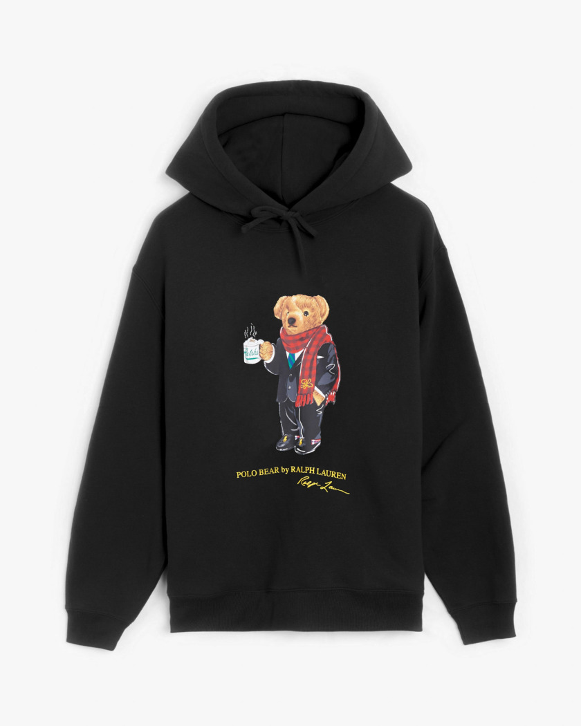 Bear Hoodie - Black