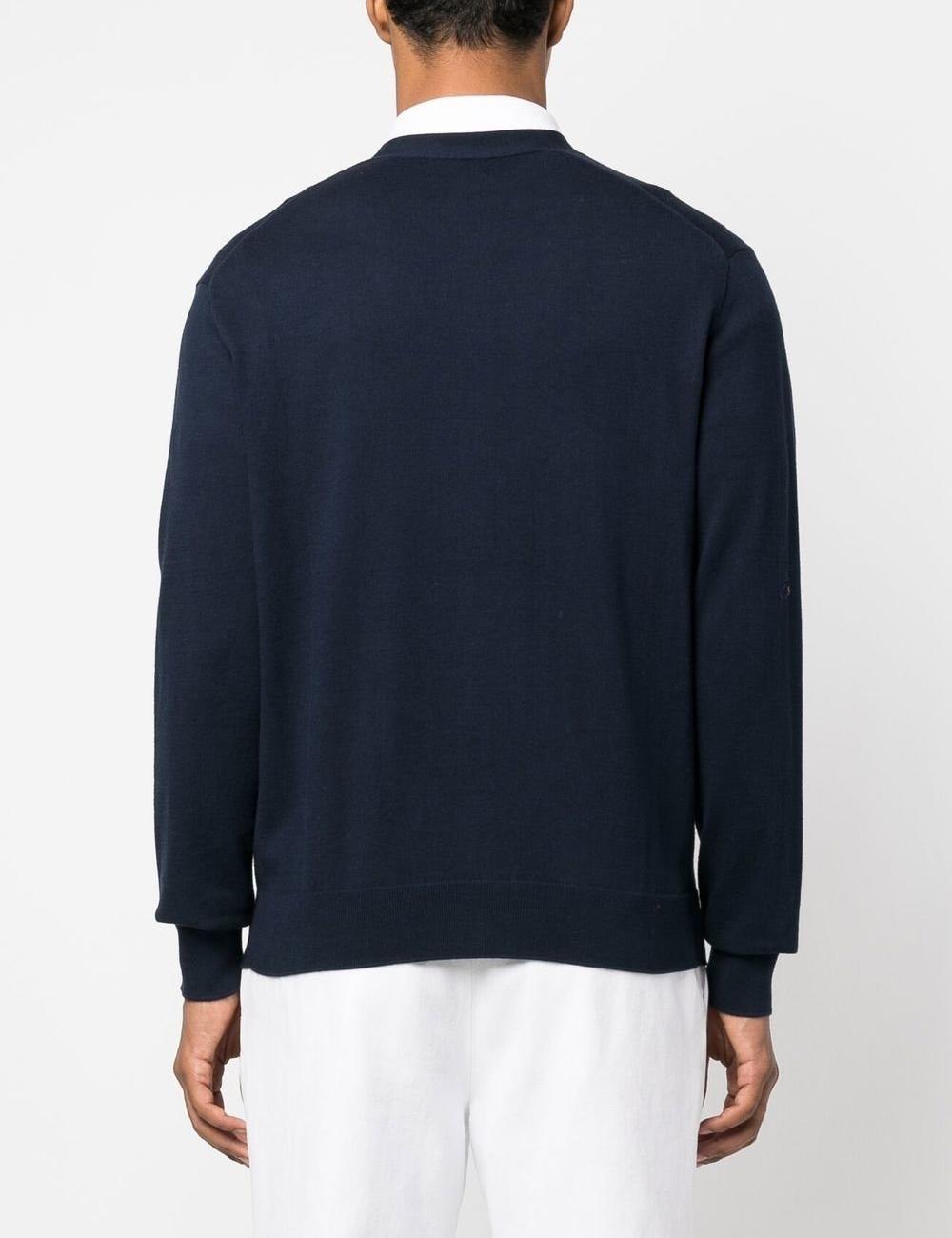 Pony Logo Embroidered Cardigan 