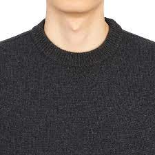 Lambs Wool Round Knit Black