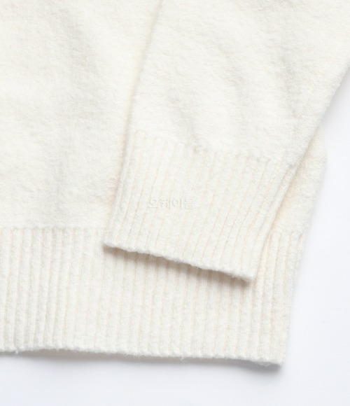 SOFT COTTON WITH MIX FABRIC CREW NECK KNIT 