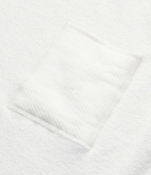 SOFT COTTON WITH MIX FABRIC CREW NECK KNIT 