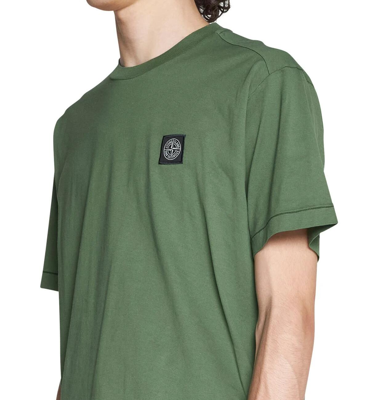 Stone Island Logo Patch Crewneck T-Shirt