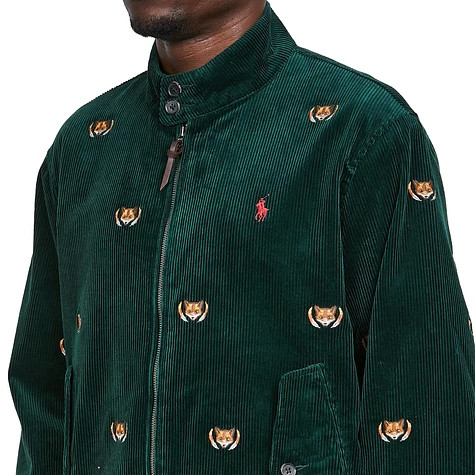 Pony Logo Embroidered Corduroy Jacket 