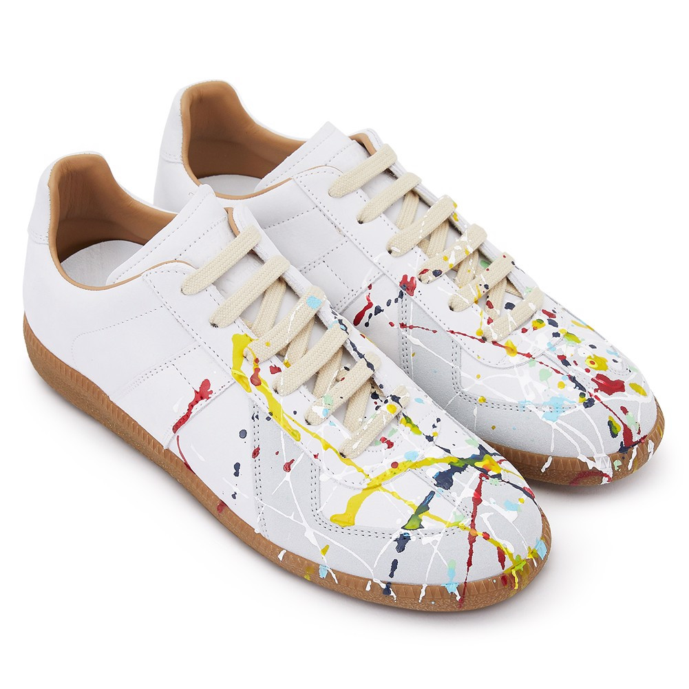 Maison Margiela Paint Sneakers 'White'