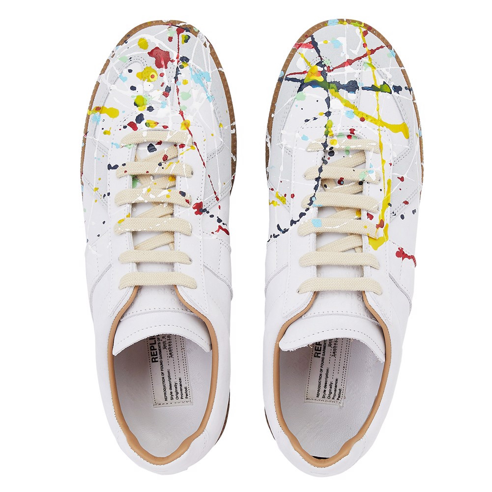 Maison Margiela Paint Sneakers 'White'