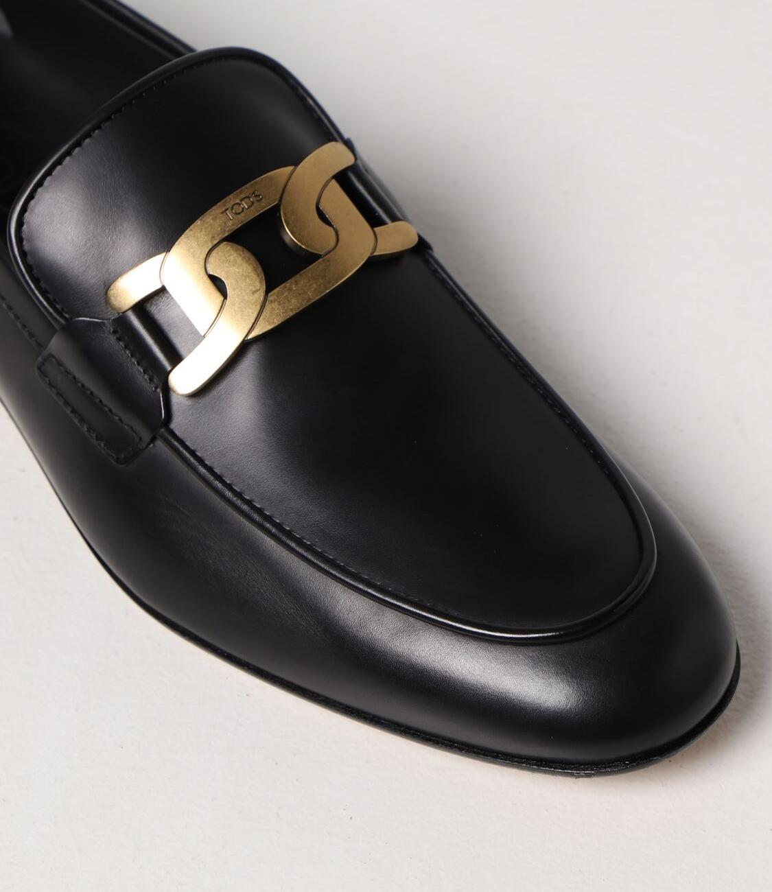 Tod's Logo Detailed Almond Toe Loafers