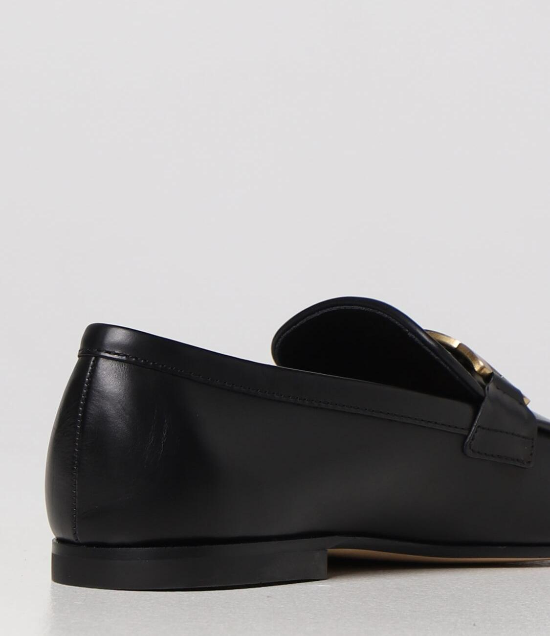 Tod's Logo Detailed Almond Toe Loafers