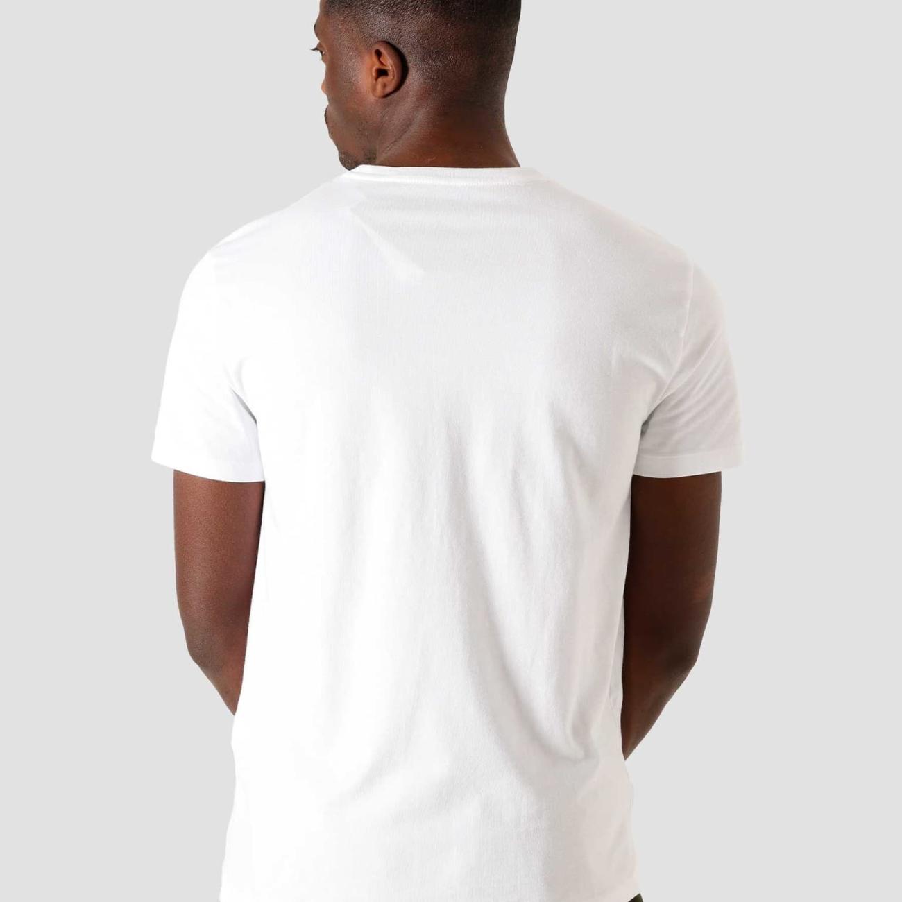 Pony logo embroidered short sleeve tee - White 