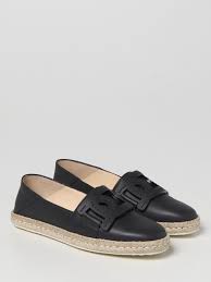 Tod's smooth leather espadrilles