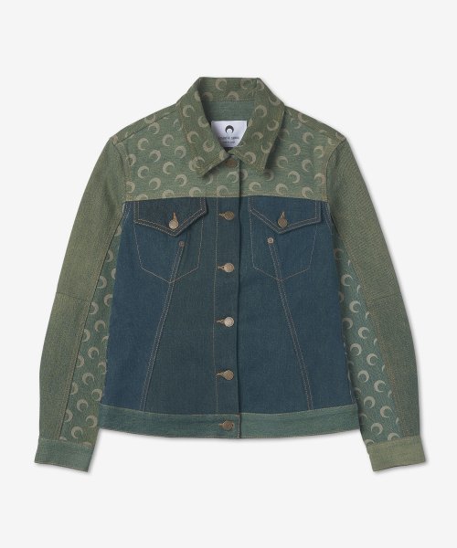 Women's Moon Denim Jacket - Green