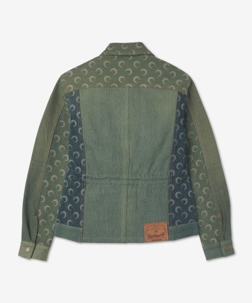 Women's Moon Denim Jacket - Green