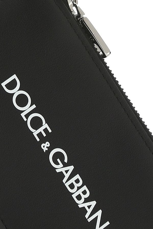 Calfskin Card Holder With Logo Print 