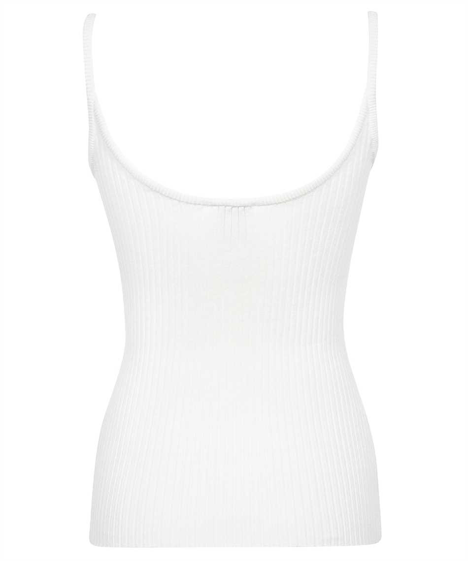 KNITTED TANK TOP REEDITION - White