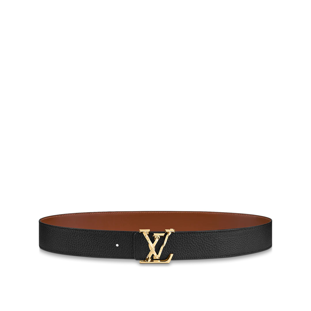 LV PYRAMIDE TWISTED 40MM REVERSIBLE BELT