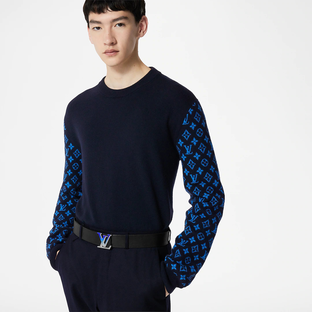 LV GLITCH 40MM REVERSIBLE BELT