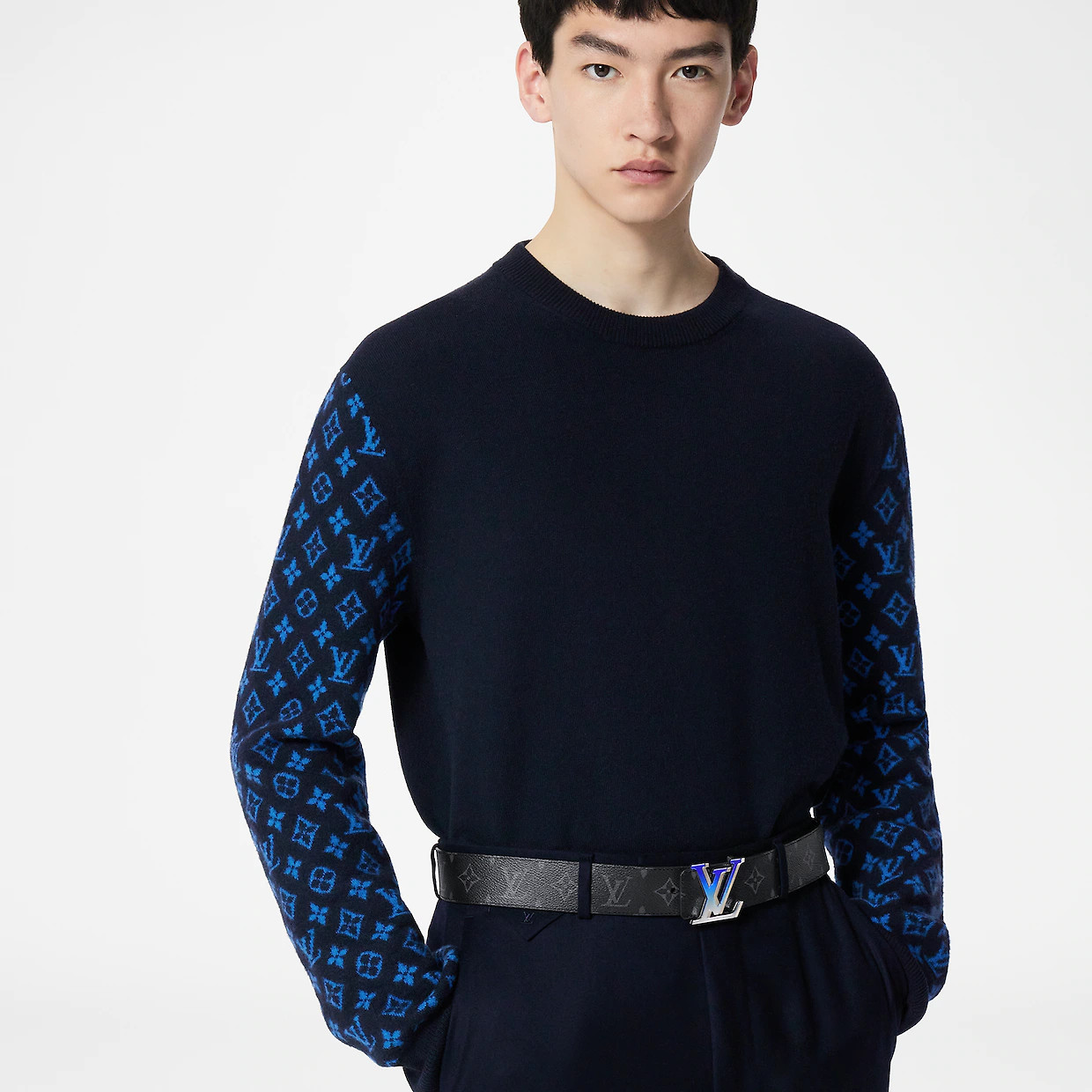 LV GLITCH 40MM REVERSIBLE BELT