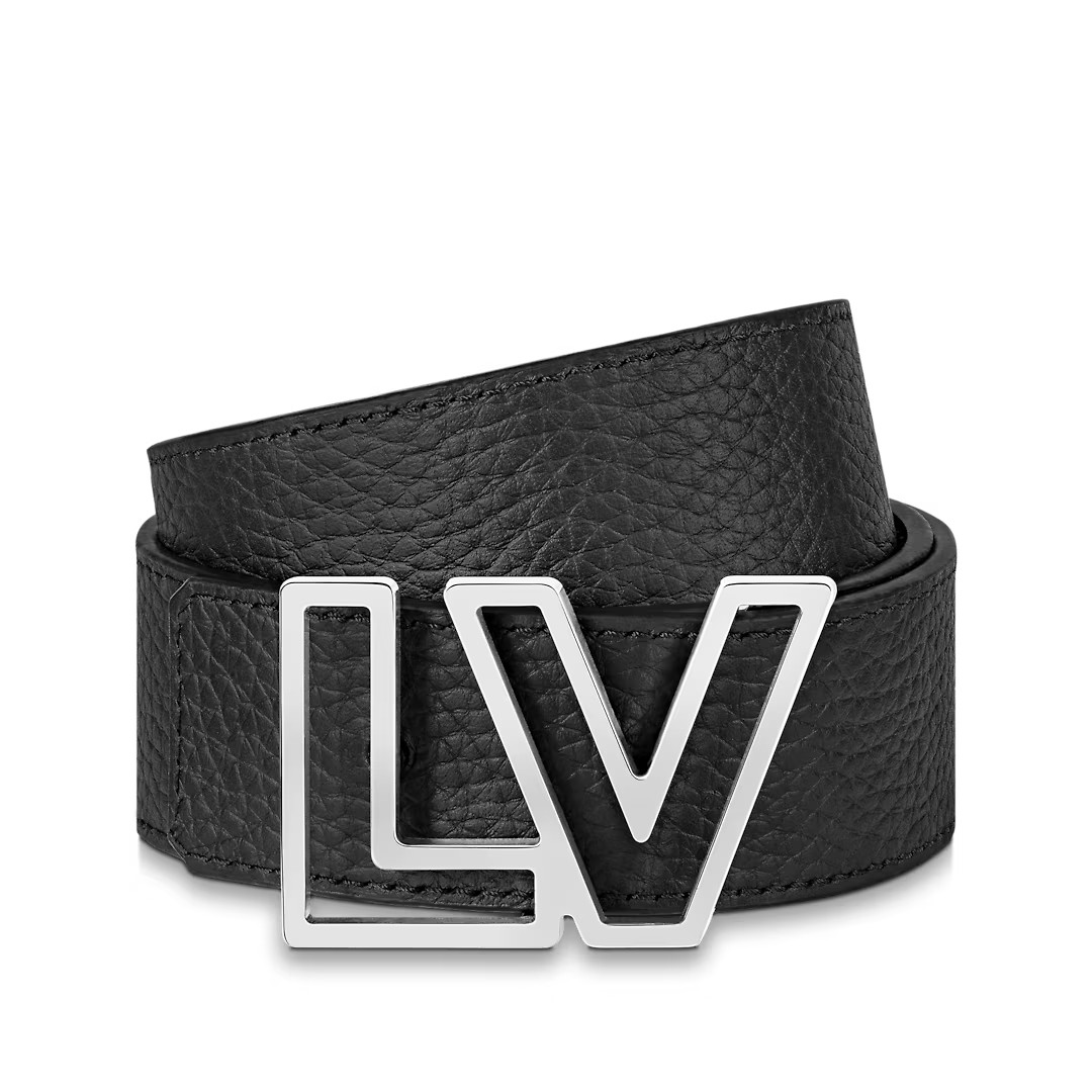 LV MONUMENT OUTLINE 35MM REVERSIBLE BELT