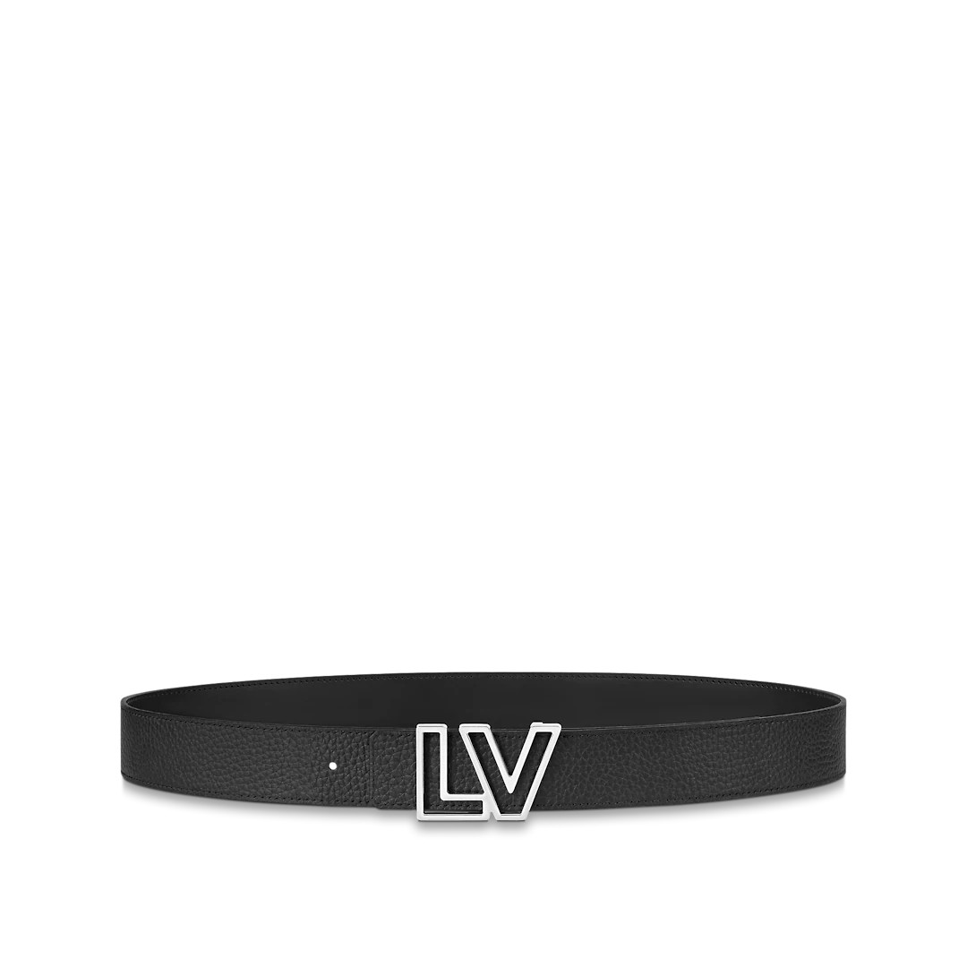 LV MONUMENT OUTLINE 35MM REVERSIBLE BELT