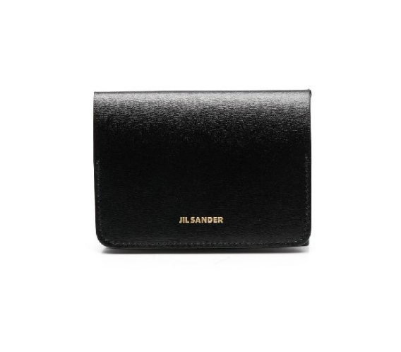 Logo Nappa Leather Fold Wallet