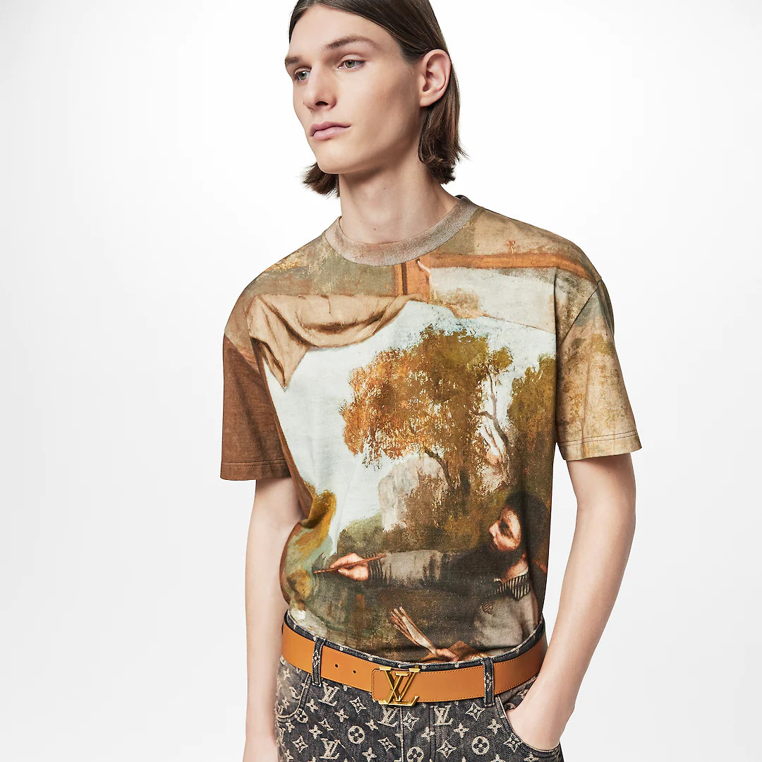 LV PYRAMIDE THIS IS NOT MNG 40MM REVERSIBLE BELT