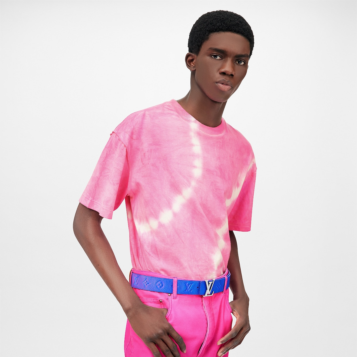 LV INITIALS TAURILLON ILLUSION 40MM REVERSIBLE BELT