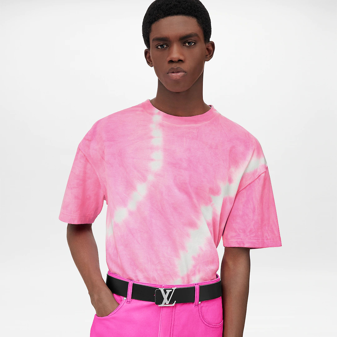 LV INITIALS TAURILLON ILLUSION 40MM REVERSIBLE BELT