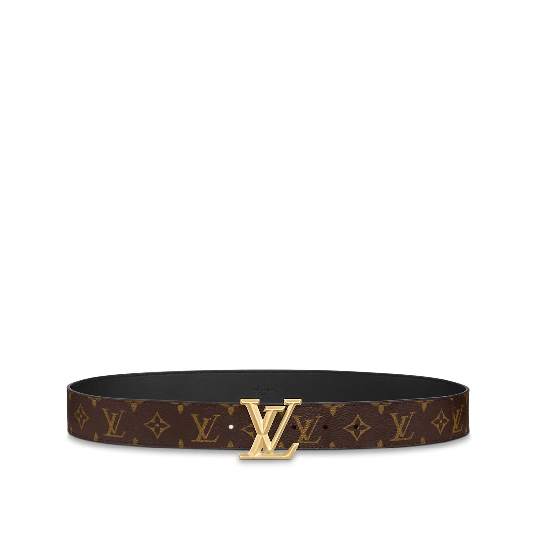 LV PYRAMIDE 40MM BELT - Brown