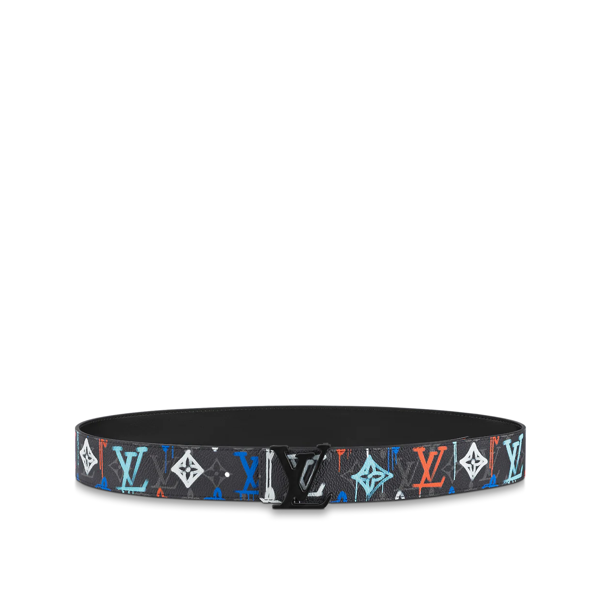 LV SHAPE 40MM REVERSIBLE BELT Multicoloured