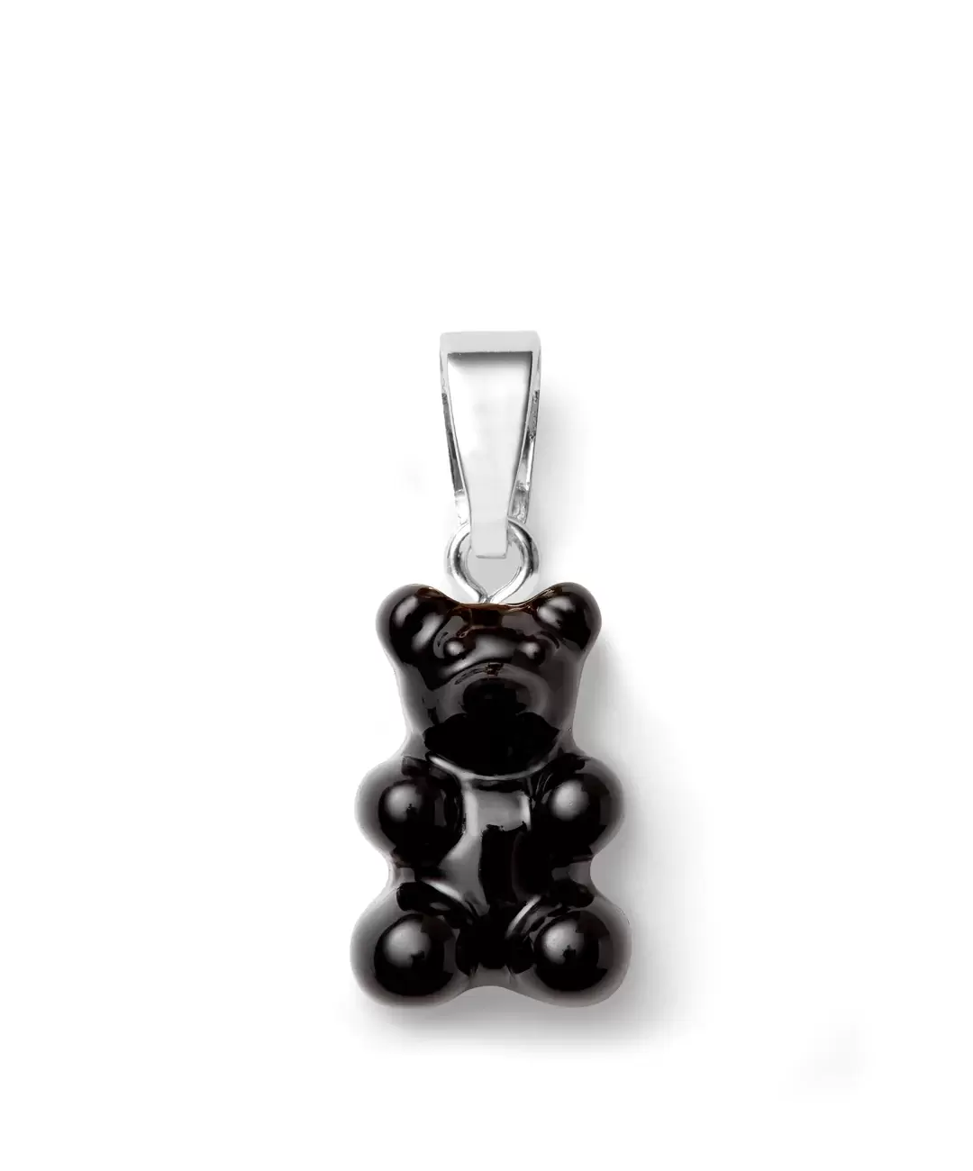 Nostalgia bear - Black - Silver plated Classic connector