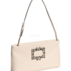 RV Nightlily Broche Vivier Buckle Mini Bag in Leather