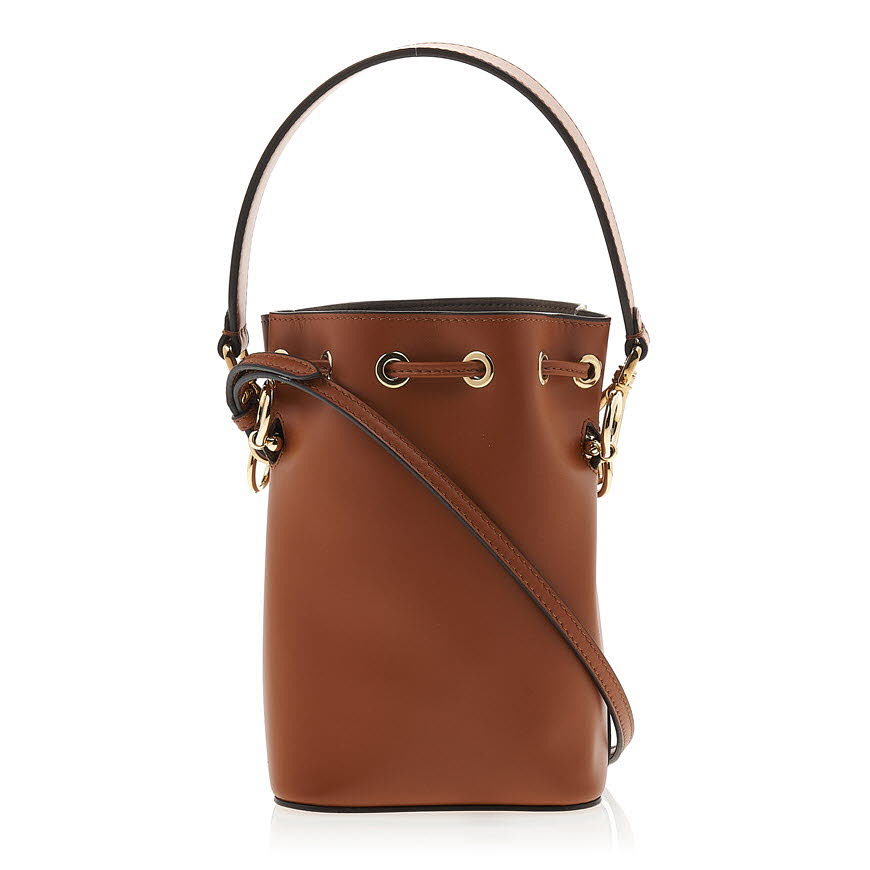 Mon Tresor Brown leather mini-bag