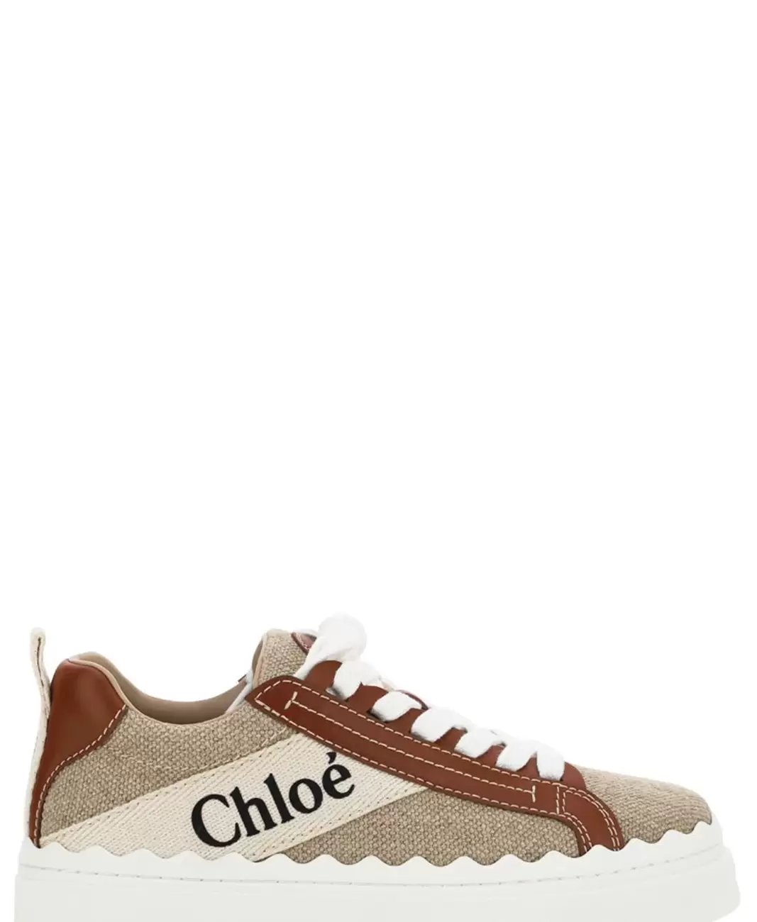 Chloé Logo Printed Low-Top Sneakers