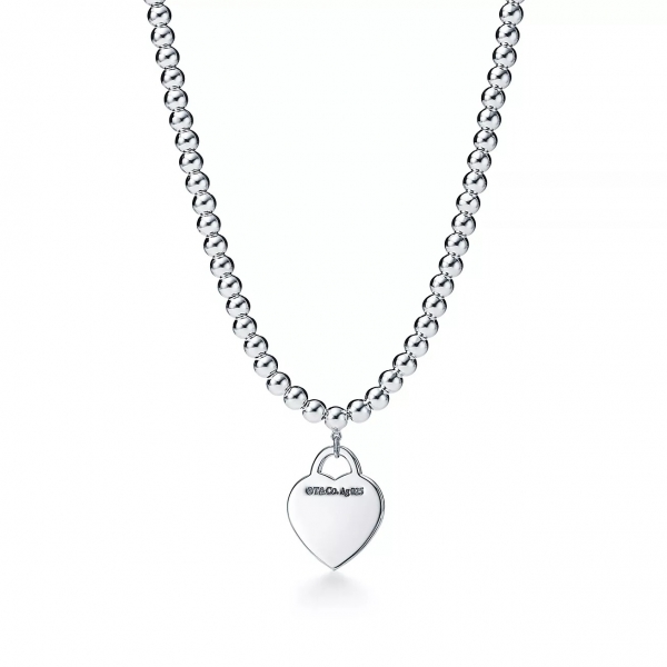 Tiffany & Co. Return To Tiffany Bead Necklace Small Silver