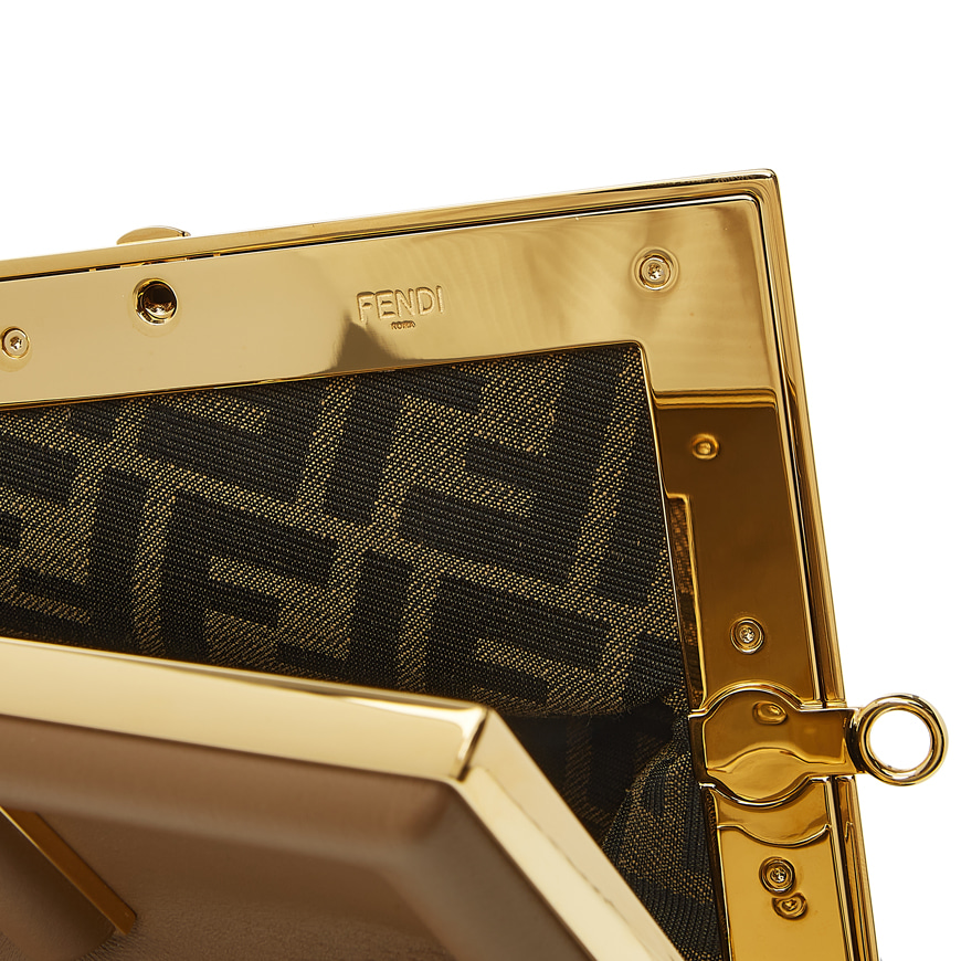 Fendi First Medium Beige leather bag