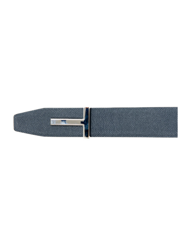 TOM FORD LEATHER BELT BLUE