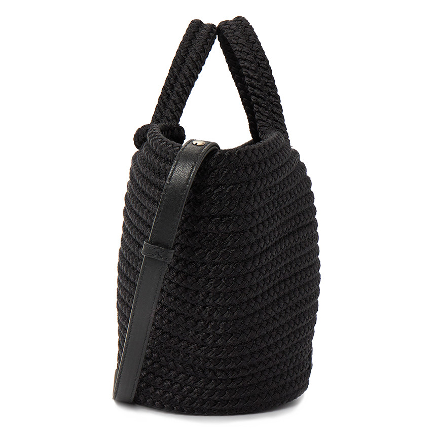 Ibiza Small Basket Women's Tote/Shoulder Bag - Black