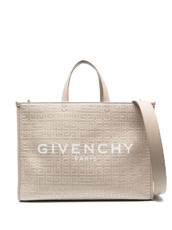 4G fabric logo medium tote bag