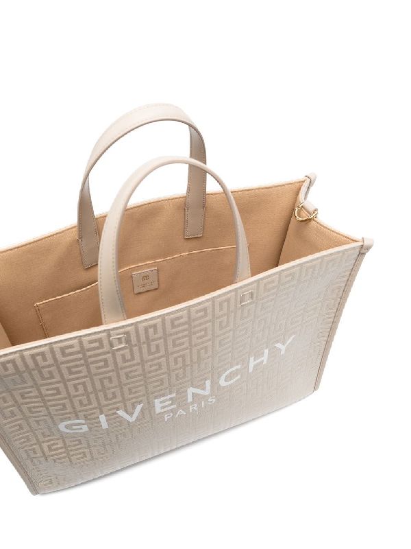 4G fabric logo medium tote bag