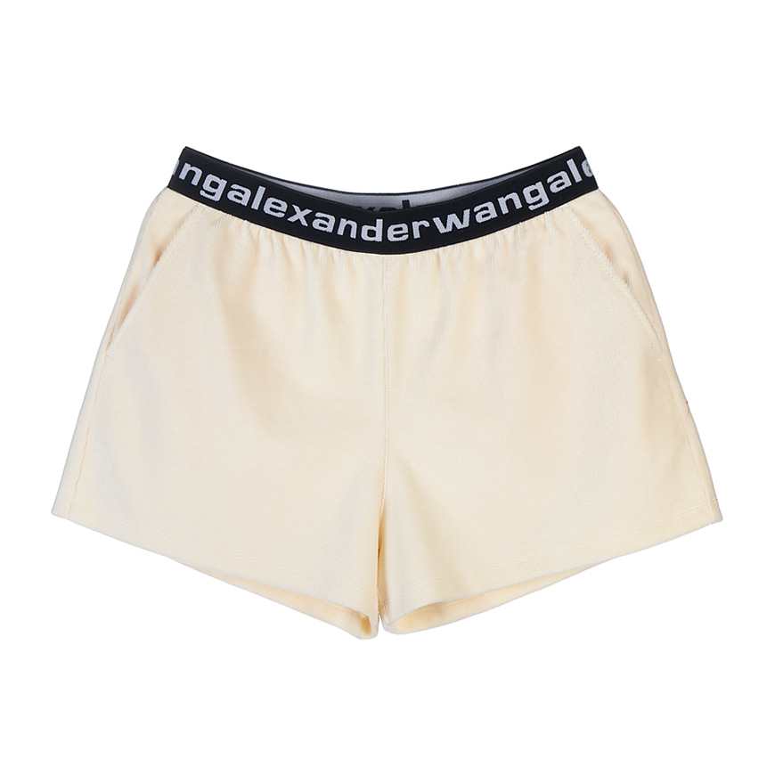 Alexander Wang Logo Waistband Shorts