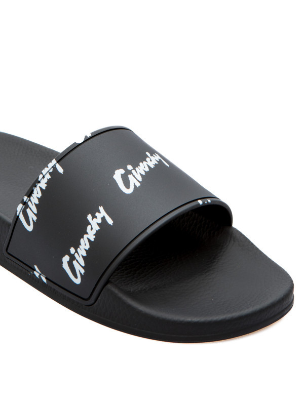 GIVENCHY SLIDE SANDALS BLACK