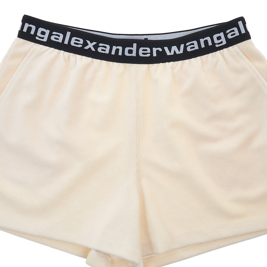 Alexander Wang Logo Waistband Shorts