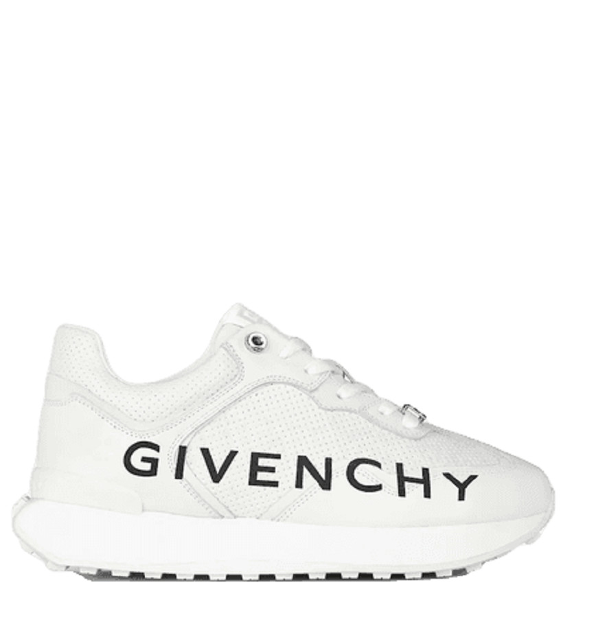 Givenchy Women's Perforated Leather GIV Runner Sneakers White